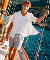 Riviera Short Sleeve Linen Shirt