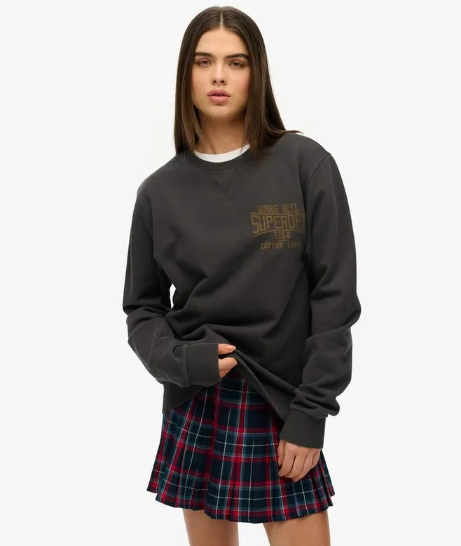 Oversized Copper Label Workwear Crew Sweatshirt