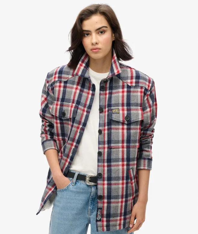 Borg Check Overshirt