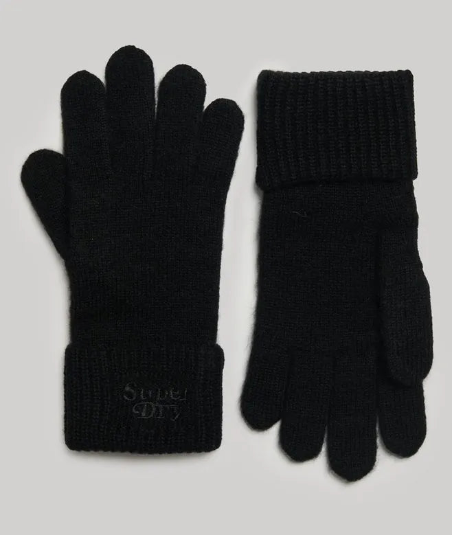 Ribbed Knitted Gloves