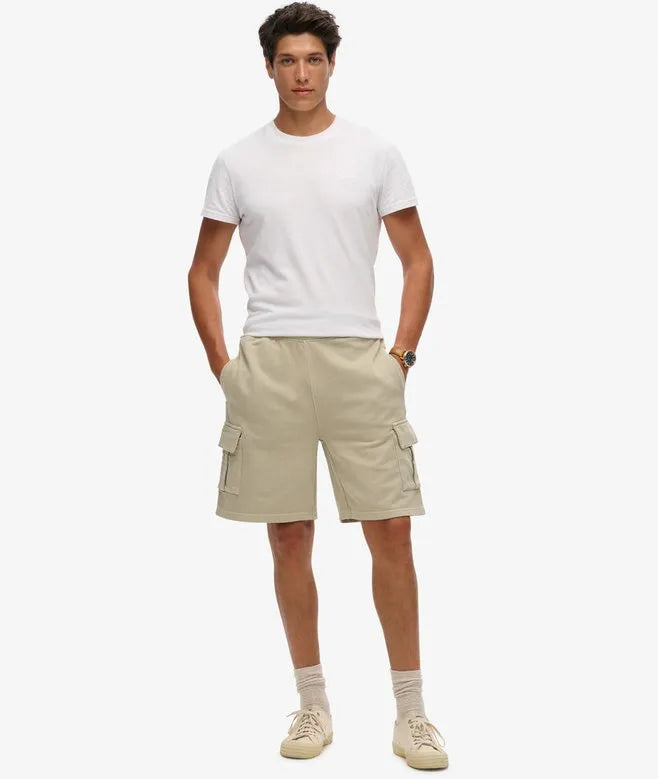 Contrast Stitch Cargo Shorts