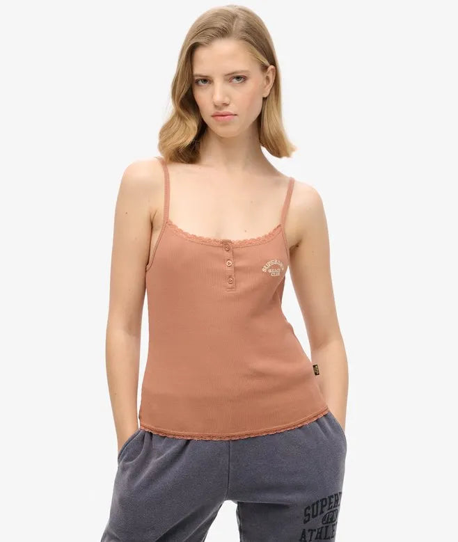 Athletic Essentials Button Down Cami Top
