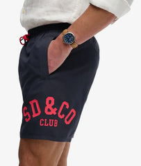 Printed Logo 16-Inch Swim Shorts
