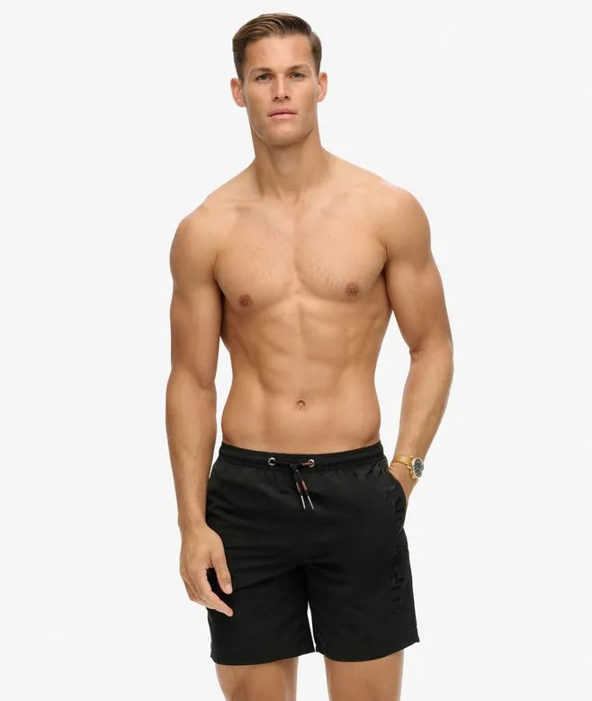 Premium Embroidered 17-inch Swim Shorts
