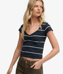 Athletic Essentials Gathered Pattern Top