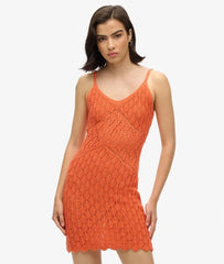 Crochet Cami Mini Dress