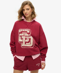 Athletic Essentials Relaxed Flock Crew Sweatshirt