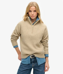 Essential Zip Neck Jumper