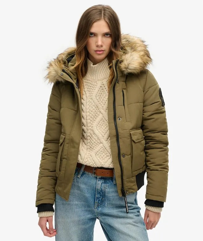 Everest Hooded Bomber Jacket
