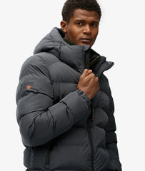 Hooded Sports Puffer Jacket