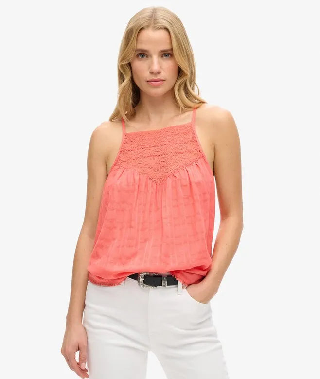Lace Cami Beach Top