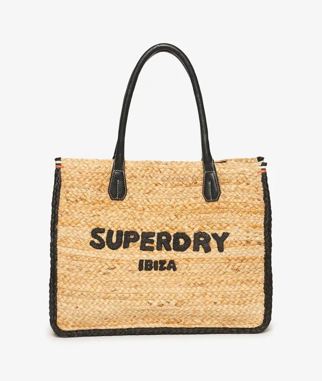 Raffia Luxe Tote Bag