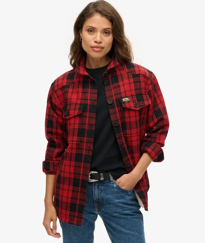 Borg Check Overshirt