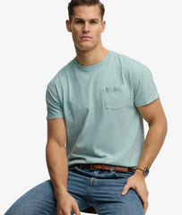 Classic Cotton Linen Pocket T-Shirt