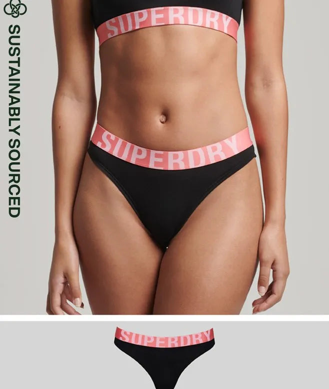 Organic Cotton Large Logo Bikini Briefs