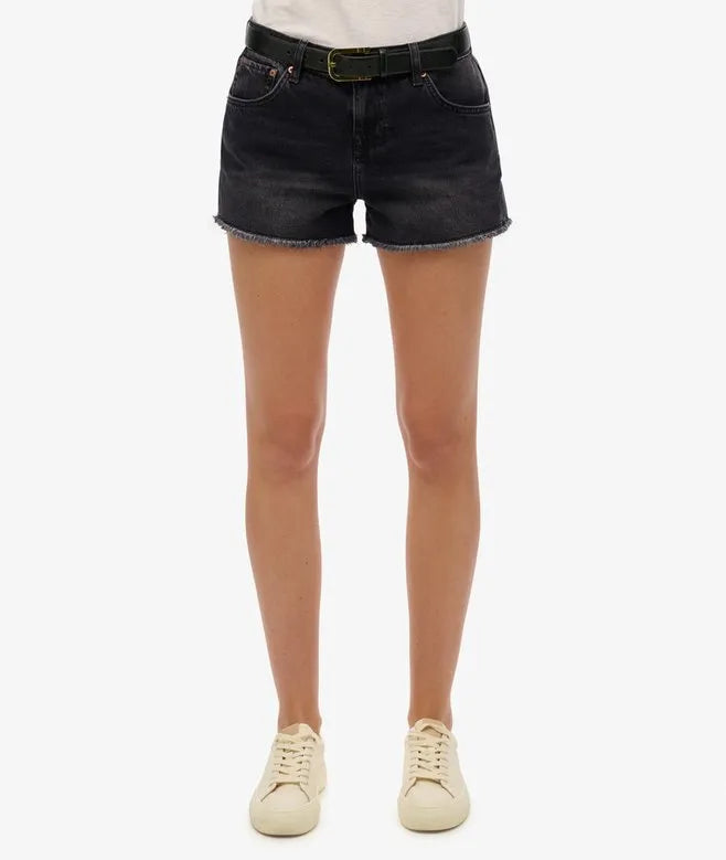 Mid Rise Denim Hot Shorts