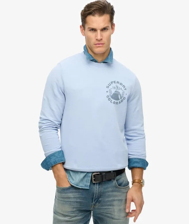 Lo-Fi Outdoor Mono Relaxed Crew Sweatshirt