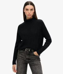 Essential Rib Knit Rollneck Jumper
