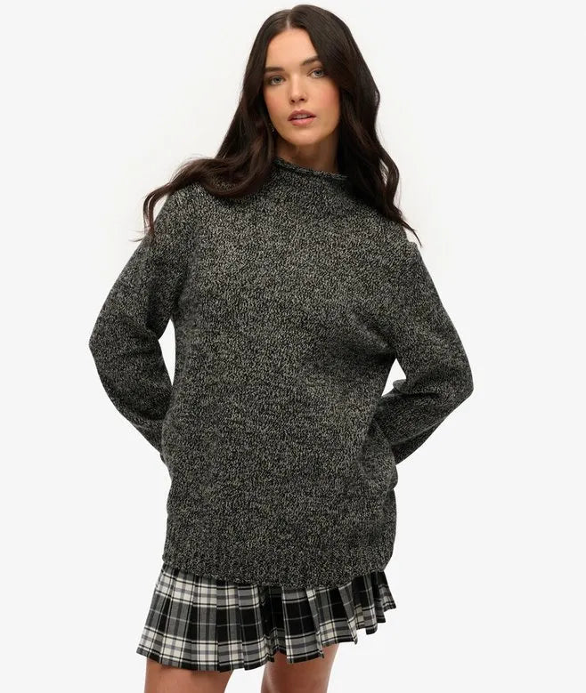 Oversized 90s Roll Neck Jumper
