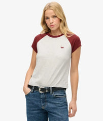 Organic Cotton Essential Logo Raglan T-Shirt