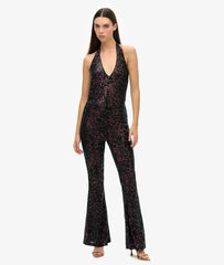 Sequin Halter Jumpsuit