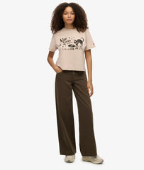 Mid Rise Baggy Pants