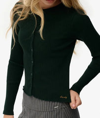 Athletic Essentials Ribbed Cardigan