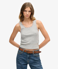 Athletic Essentials Vintage Lace Trim Vest Top