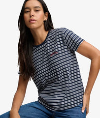 Essential Logo Striped Fitted T-Shirt