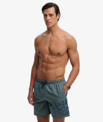 Printed Logo 16-Inch Swim Shorts