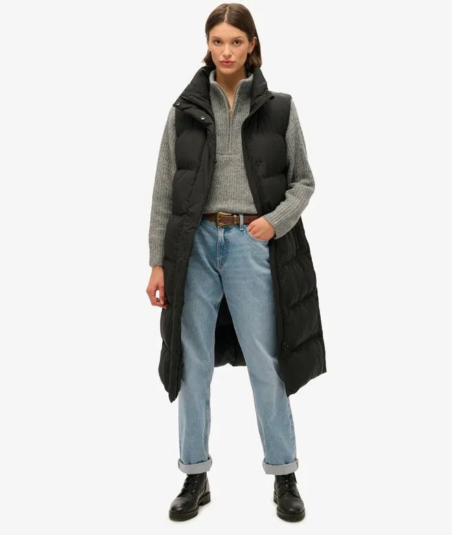 Longline Puffer Gilet