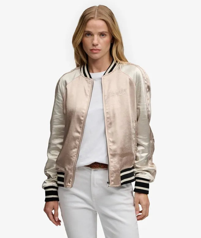 Suikajan Embroidered Bomber Jacket