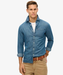 Essential Long Sleeve Denim Shirt