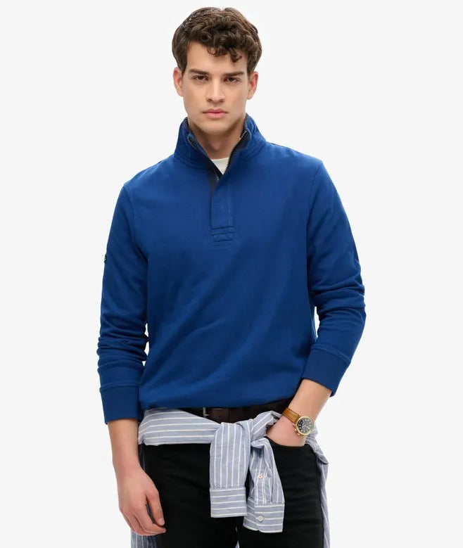 Cotton Classics Jersey Half Zip Sweatshirt