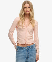 Athletic Essential Pointelle Cardigan