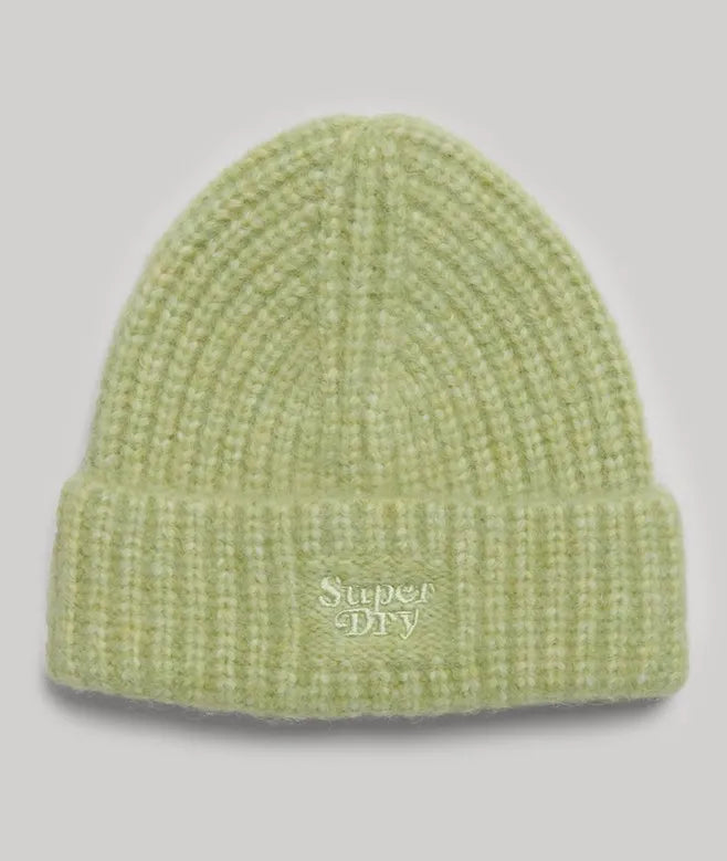 Rib Knit Beanie Hat