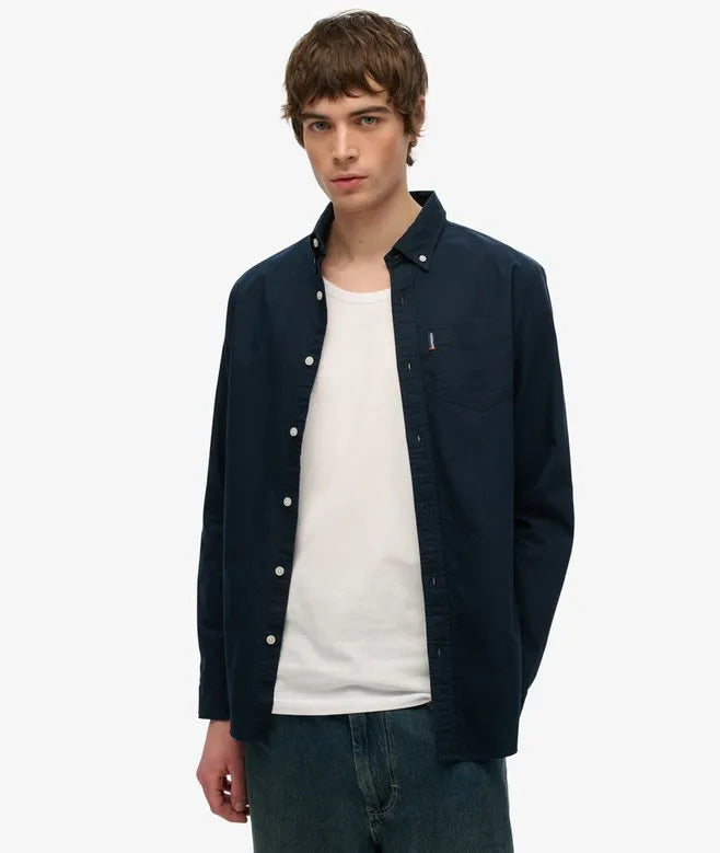 Essentials Long Sleeve Oxford Shirt