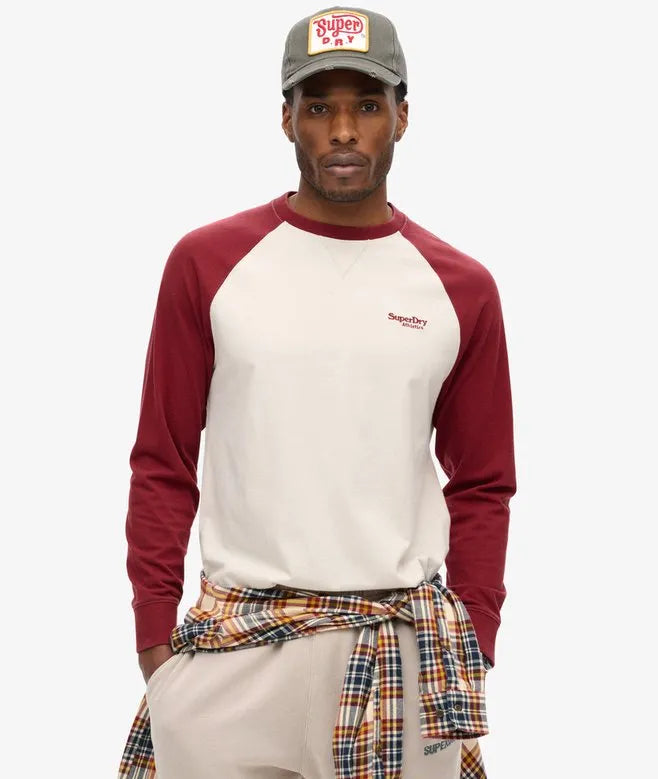 Essential Logo Baseball Long Sleeve Top