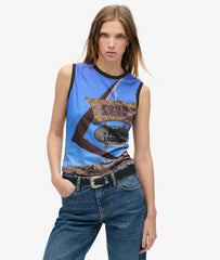 Sub Print Vest Top