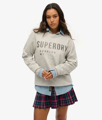 Oversized Surplus Graphic Crew Sweatshirt