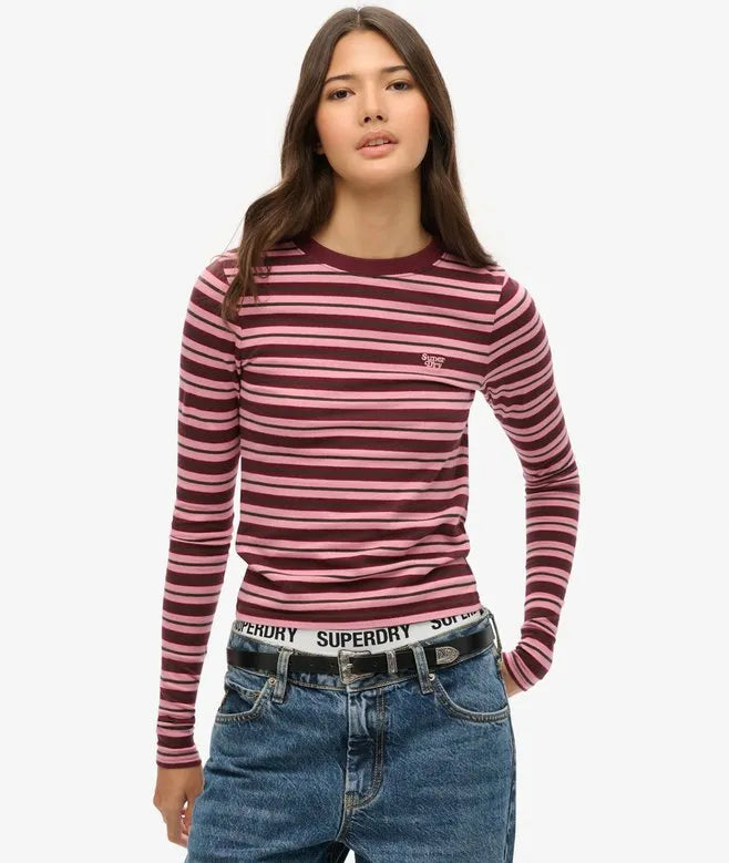 Stripe Long Sleeve Top