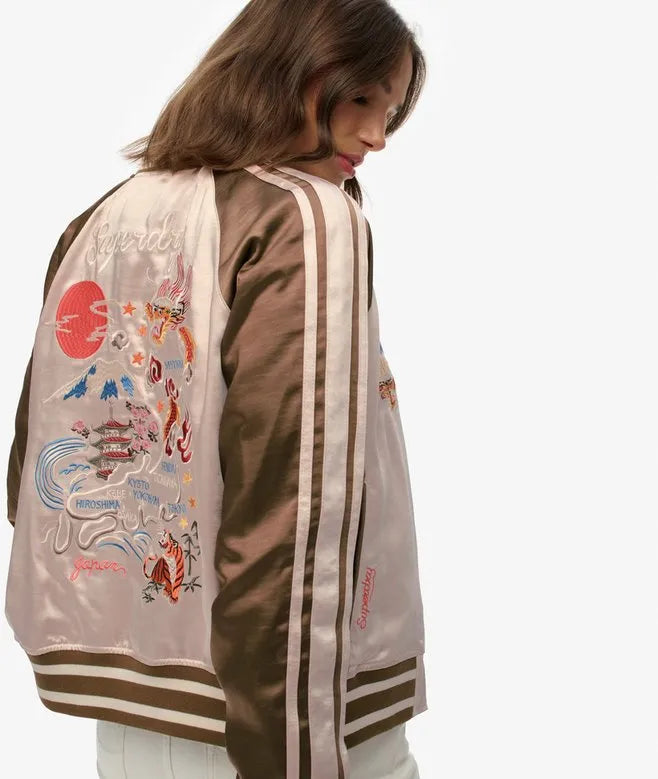Suikajan Embroidered Bomber