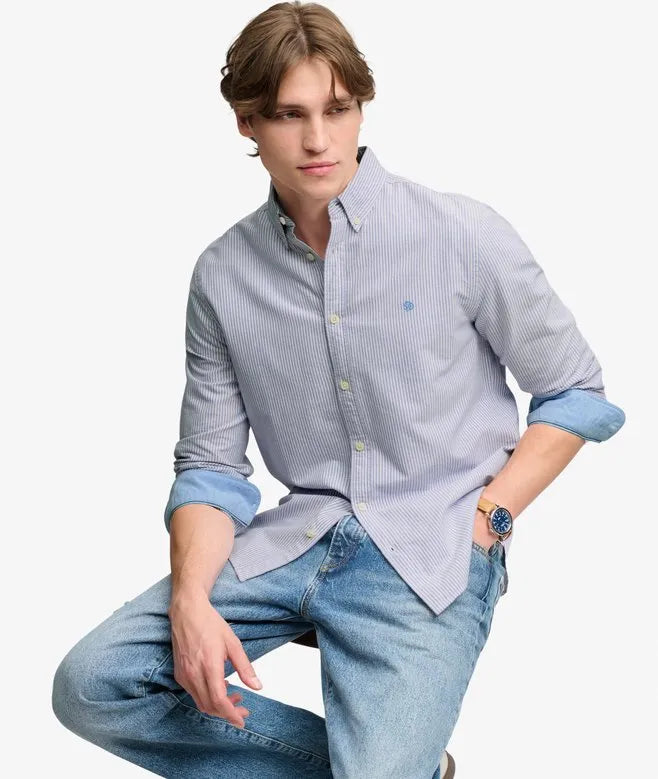 Preppy Oxford Long Sleeve Shirt
