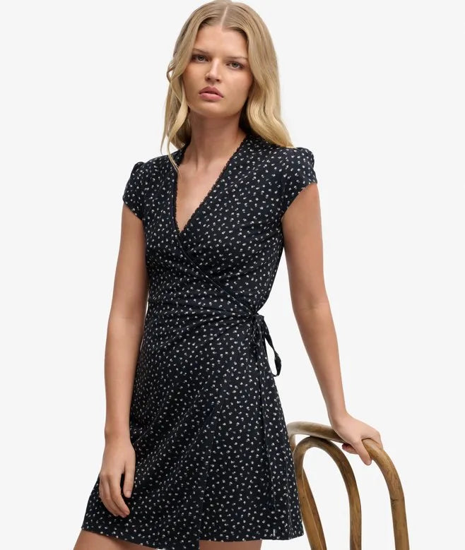 Athletic Essential Wrap Dress