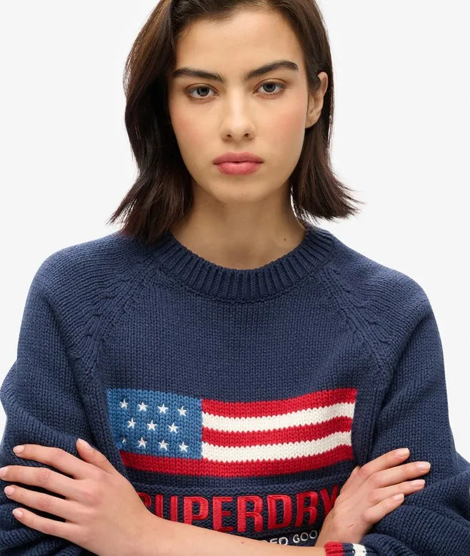 Americana Crew Knit Jumper