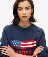 Americana Crew Knit Jumper