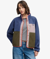 Colour Block Fleece Jacket