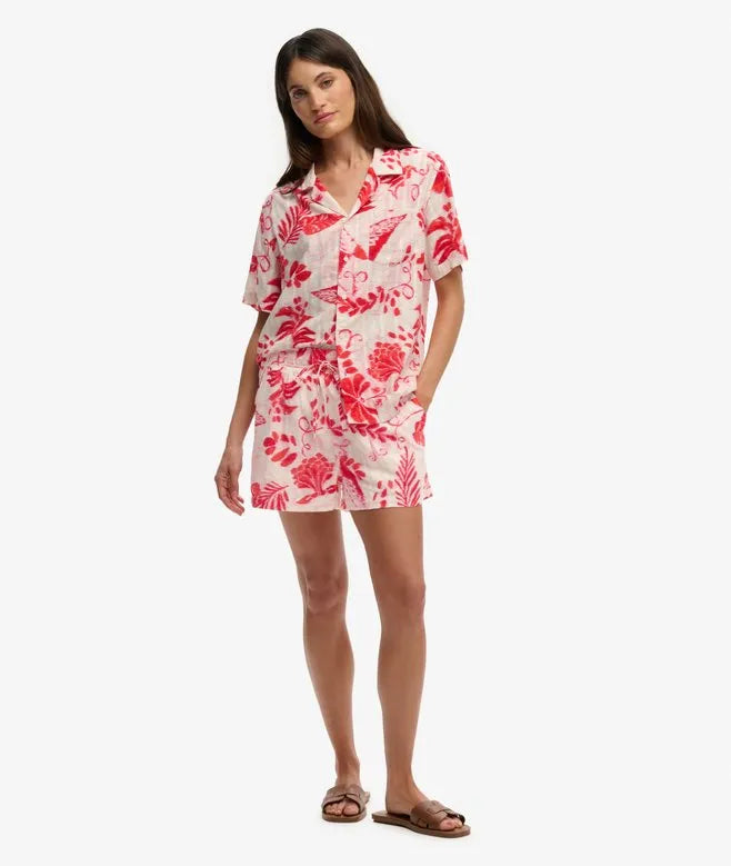 Cotton Printed Beach Shorts