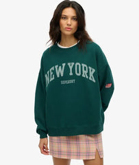 Athletic Essentials Oversized Crew Sweatshirt
