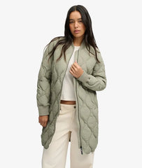 Longline Onion Quilt Liner Jacket